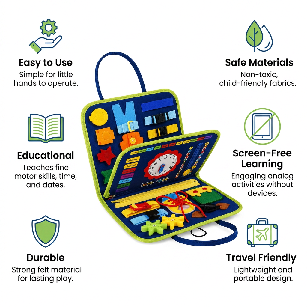 Toddle Montessori Busy Board